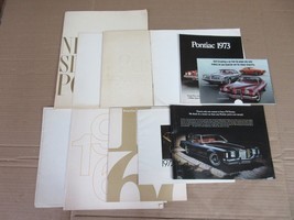 Vintage Lot of 11 Pontiac Grand Am Firebird Grand Prix 1965-74 Brochures  E7 - £117.29 GBP
