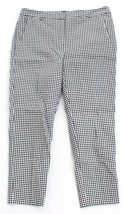 Adrianna Papell Black &amp; White Gingham Print Cotton Stretch Pants Women&#39;s... - $89.99