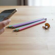 ECOTREE Pre-sharpened Pencils #2 Eco Rainbow Paper Pencil Cute Pencils f... - $12.22