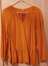 Pre-Owned Women’s Gold Old Navy Casual Blouse (Sz M) - £6.20 GBP