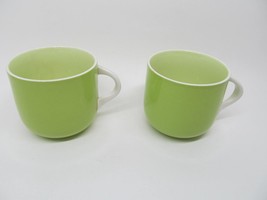 Mikasa Foliage Set Of 2 Green And White Cups Only No Saucers Made 1974-1... - $19.00