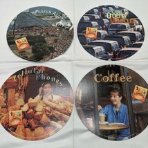Lot of (4) 1990s Lifestyles Circular Cardboard Collectables With Fun Facts - $14.25
