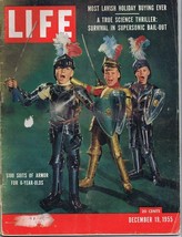 ORIGINAL Vintage Life Magazine December 19 1955 Armor for 6 Year Olds - £15.48 GBP