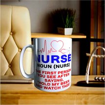 HUMOR - NURSE (Noun) - 11oz Coffee Mug [H48] - £10.22 GBP