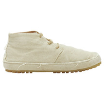 Maison Margiela Canvas Leather Lace Up Espadrille Boots Men Beige Size 39 - $230.85