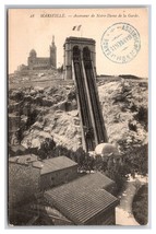 Basilica of Notre-Dame of la Garde Marseille France DB Postcard Z5 - £2.33 GBP