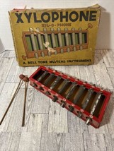 Vintage 1941 Child’s Xylophone By BAR-ZIM TOY MFG CO Zil-o-phone Bell To... - £20.92 GBP