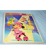 Vintage Golden Frame-Tray Puzzle-WD-Totally Minnie-Dancing and Drumming - $13.03 CAD