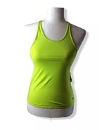 Lot  Of 2 Nina Bucci Lemon Green Lycra Razor Back Swetout Tank Top Small - $15.69 CAD