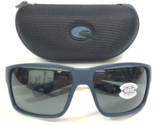 Costa Sunglasses Reefton PRO 908012 Matte Midnight Blue Gray Polarized 5... - $186.78