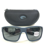 Costa Sunglasses Reefton PRO 908012 Matte Midnight Blue Gray Polarized 580G Lens - $186.84