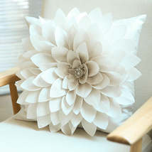 Sofa Office Flag Leaf Nail Flower Cushion Cushion Bedside Pillow Cushion - $115.20