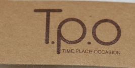 TPO Brand MP0005WH Hope Tan Cork White Canvas Zipper Travel Makeup Pouch Bag image 7