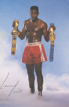 Boxer Lennox Lewis Autographed 4x6 Post Card - £6.38 GBP