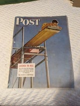 The Saturday Evening Post / August 16 1947 / Norman Rockwell Second Thou... - £6.22 GBP