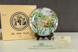 Nos Woodmere Plate Seima The Little People Cruising Down The River Gnomes 1980 - £19.36 GBP