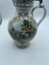 Franklin Mint The Grape Harvest Stein with pewter Lid by Rupert Schneide... - $39.20