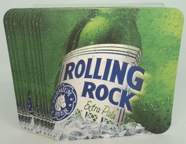 Rolling Rock Extra Pale Beer 4&quot; Coasters - Lot of 10 - £3.92 GBP