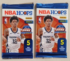 2020-21 Panini HOOPS Basketball Dollar Tree 2-Pack Lot Sealed Unopened Yellow - £12.74 GBP