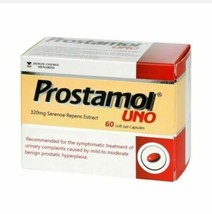 Prostamol Uno 320mg 60 caps  - Prostatic Hyperplasia  - £25.50 GBP
