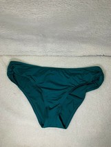 Women'S Shirred Side Hipster Bikini Bottom - Jungle Green Xl - £22.72 GBP