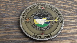 Cheyenne Mountain  NORAD Granite Sentry Decommissioning 2004 Challenge Coin - £74.75 GBP