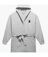 Savage X Fenty Showgirl Graphic Savage X Short Robe in Platinum Gray M/L - $55.99