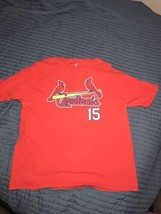 Majestic St Louis Cardinals Furcal 15 Graphic T Shirt Size XL Red Baseba... - $9.90