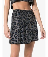 Adam Selman Sport Carbon38 Leopard Crystal Skirt S $675 NWT - $198.31 CAD