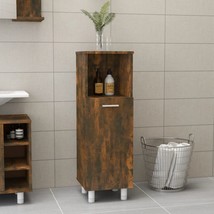 Modern Wooden Rectangular 1 Door Bathroom Toilet Storage Cabinet Unit Wi... - £44.53 GBP+
