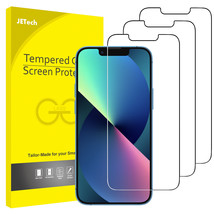 JETech Screen Protector for iPhone 13/13 Pro 6.1-Inch Tempered Glass Film 3-Pack - £16.42 GBP