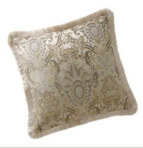 Marquis By Waterford Fairfield Euro Pillow Sham Size: 26 X 26” New Fringed - £63.92 GBP