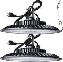 Upgrade 4Pack 150W Led High Bay Lights For Shop/Barn, 5000K 21000Lm(Eqv. - £183.23 GBP