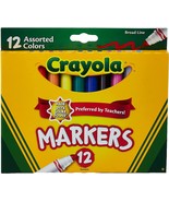 Crayola Assorted Broad Line Markers - 12/Pkg - $34.62 CAD