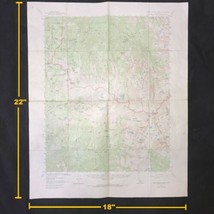 USGS Triple Divide Peak California Vintage 1956 Topographic Map - £19.64 GBP