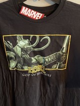 Marvel Loki God of Mischief T-Shirt Size Medium NEW WITH TAGS FREE SHIPPING - £15.79 GBP