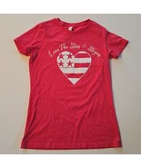 BELLA - A love of the stars and stripes - Red - Canvas Woman&#39;s Large - $15.70 CAD