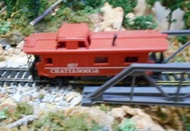 HO Scale: Tyco Chattanooga Caboose #607; Vintage Model Railroad Train - £6.35 GBP