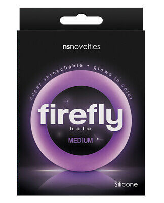 Ns Novelties Firefly Halo Medium Cockring Purple - $12.23