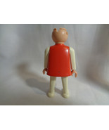 Vintage 1974 Playmobil White / Red Suit Outfit Male Man Figure - no hair - £1.42 GBP