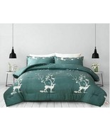 Cabin Lodge Deer Forest Trees 3 Piece Comforter Sets, Microfiber, Choice... - $60.36 CAD+