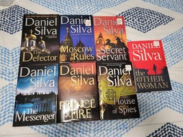 Daniel Silva Book Lot of 7 The Defector Moscow Rules Secret Servant Messenger - £30.24 GBP