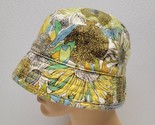 Liberty of London Target Sunflower Print Bucket Hat Canvas Womens Spring... - $22.67