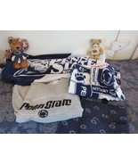 Penn State University Nittany Lion Plush Throw Sweatshirt Bag Fleece Bot... - $84.26
