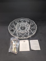 Walther Glass Hampshire Gold Tidbit Server, Mikasa Tray, 2 Tier Server, ... - $32.58 CAD