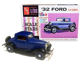 AMT &#39;32 Ford V-8 Coupe Scale Stars 1:32 Scale Model Kit AMT 1181/12 NIB - £15.55 GBP