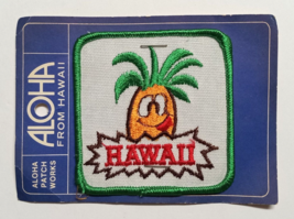 Hawaii Pineapple Clothing Embroidered Souvenir Advertising Patch Postcard NEW - £6.36 GBP