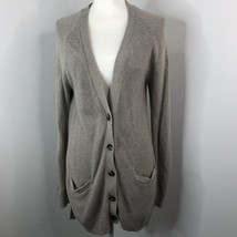 Old Navy Womens Button Knit Brown Cardigan Long Sleeve Grandpa Sweater Size M - £10.17 GBP