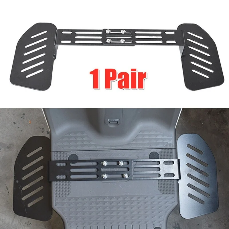 1x Universal Motorcycle Modified Side Stand Passenger Foot Pegs Pedal Br... - $48.10