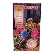 A Midsummer Night&#39;s Dream READ-ALONG Animated Vhs 021314011353 - £4.97 GBP